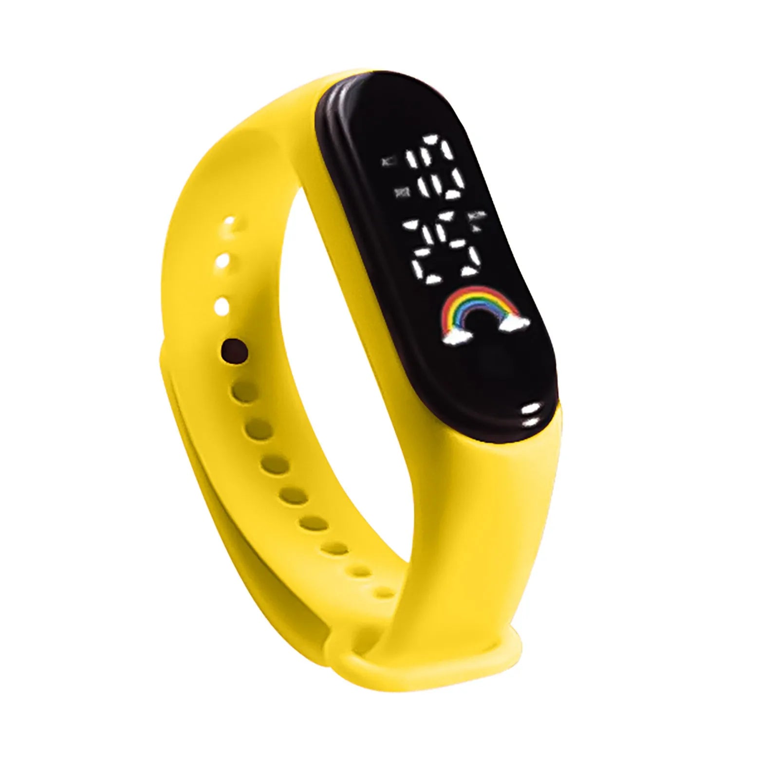 Montre Enfant Fille Garçon LED Tactile Sport – Bracelet Électronique Étanche Tendance 2025