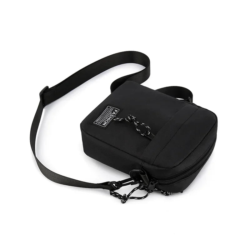 Petit Sac Carré Oxford Unisexe – Sacoche Bandoulière Crossbody Casual Homme Femme