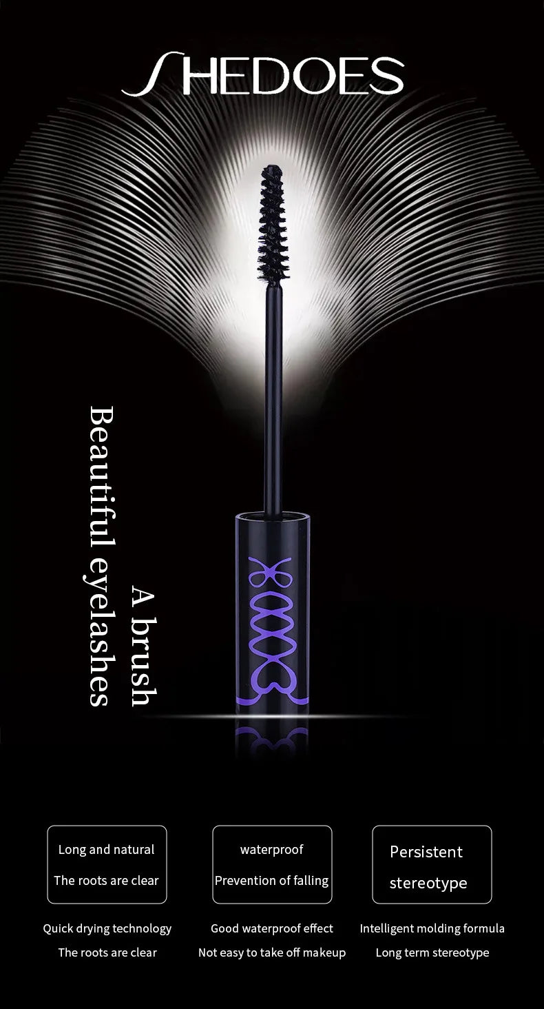Mascara Waterproof Longue Tenue – Formule Squalane Végétal | Cils Volumineux