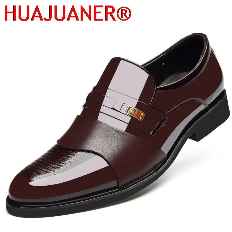 Chaussures Cuir Business Rehaussantes Homme – Formal Casual Automne Confortables