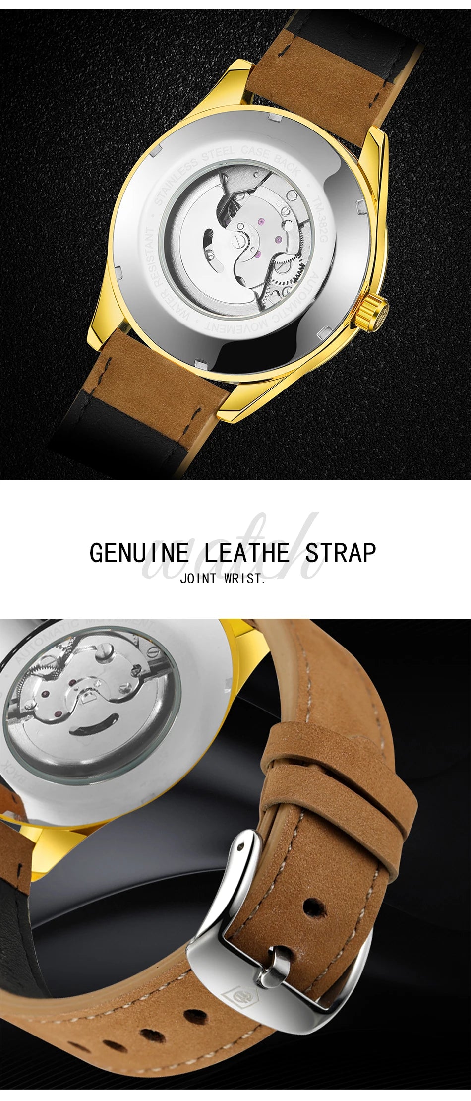 Montre Homme FORSINING Mécanique Automatique Chronographe Calendrier Cuir & Acier – Luxe Haute Qualité