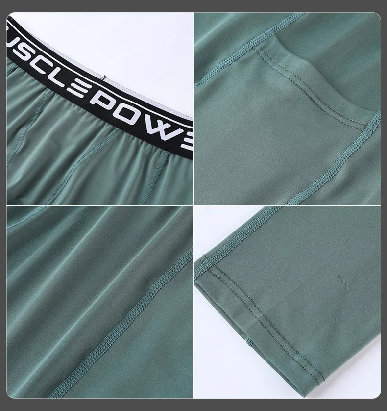 Herren Kompressionsleggings Gym Fitness Laufen Yoga Jogging Skinny Dry Fit Eng Anliegende Sporthose Bequem Leistungsstark Zeitlos – Premium Kompressionsleggings Gym Fitness Laufen Yoga Dry Fit | Herren Sport Kompressionsmode Premium
