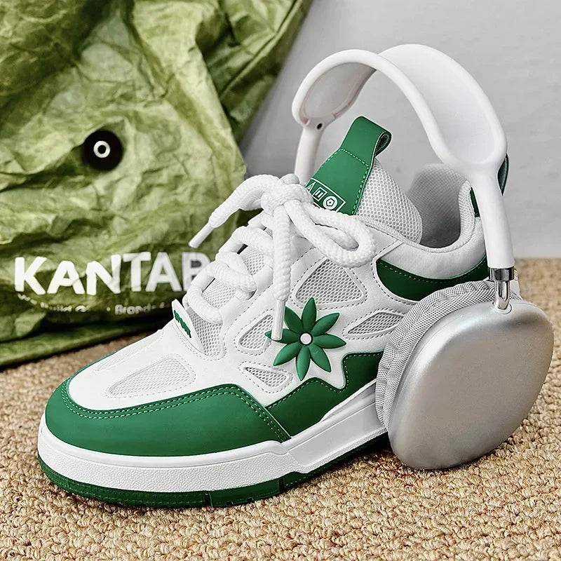 Sneakers Plateforme Vulcanisées Homme – Semelle Épaisse Respirantes Résistantes Sport Casual