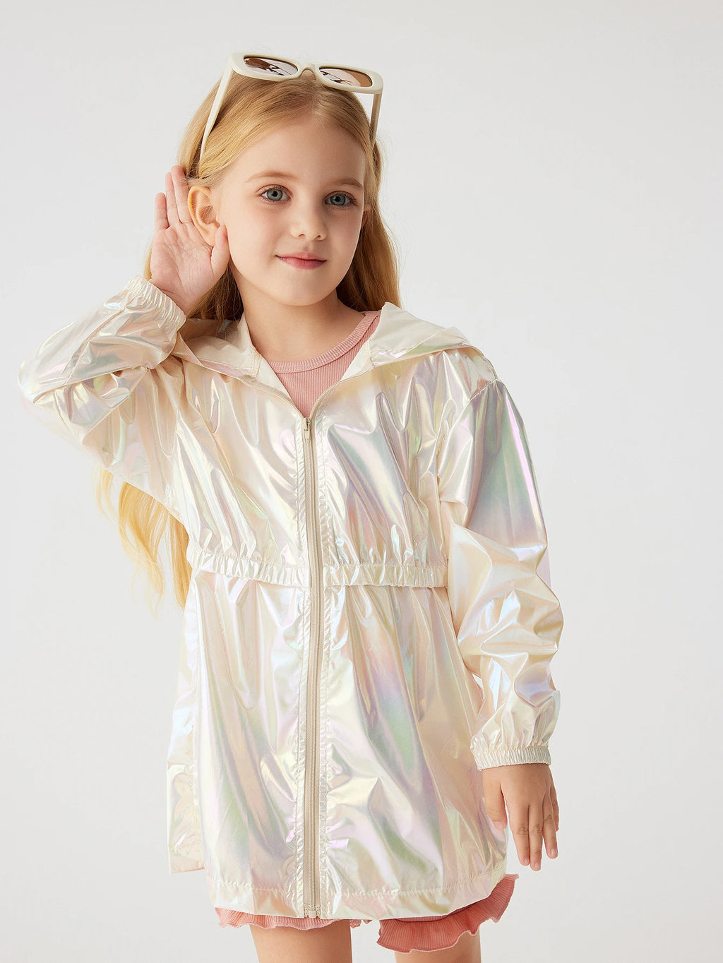 Veste Légère À Capuche Fille – Coupe-Vent Tendance Printemps Été Style Fashion