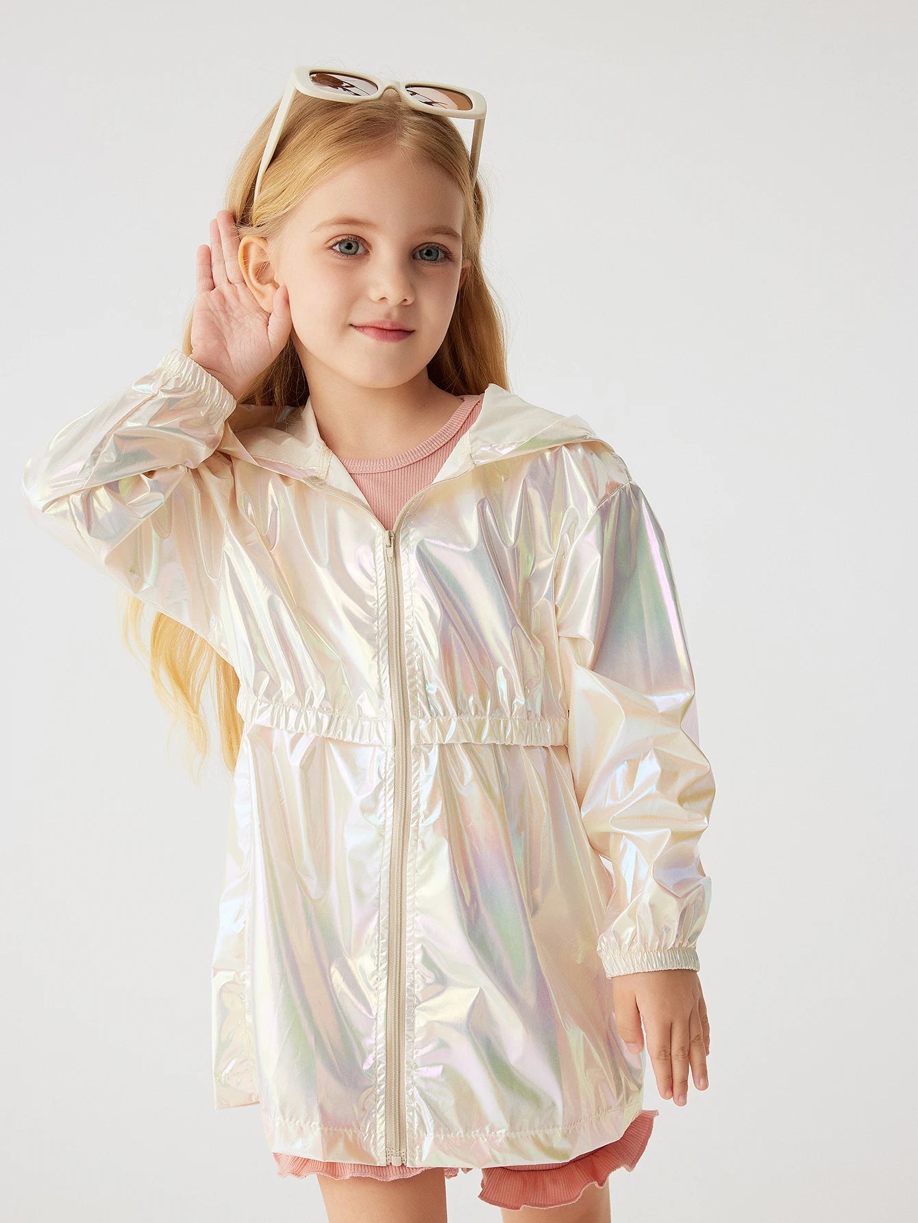 Veste Légère À Capuche Fille – Coupe-Vent Tendance Printemps Été Style Fashion