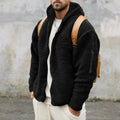 Veste Homme Automne Hiver Polaire Double Face Chaude Capuche Loose Casual Coupe-Vent – Manteau Chaud Tendance Saison Froide | Mode Homme Premium
