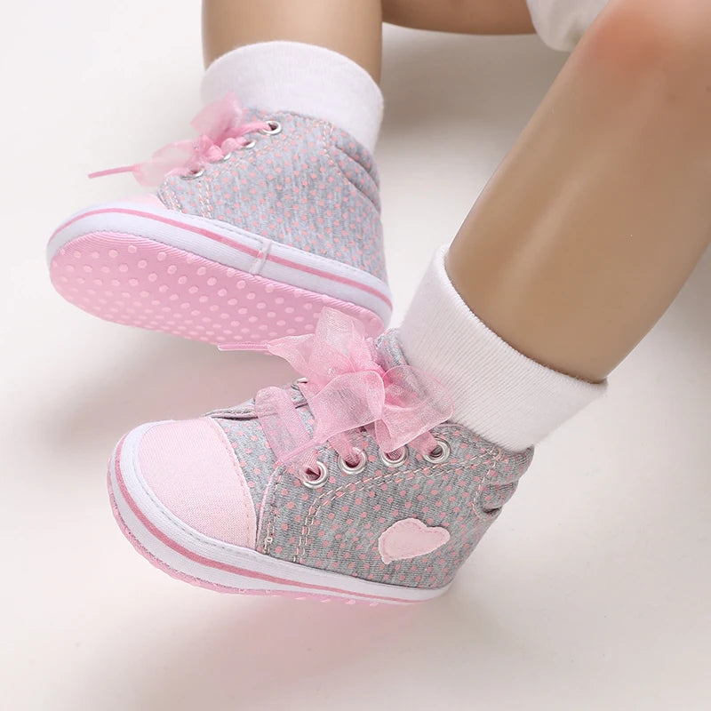 Chaussures Bébé Fille Rose Semelle Souple – Ballerines Légères Confortables Premiers Pas Casual