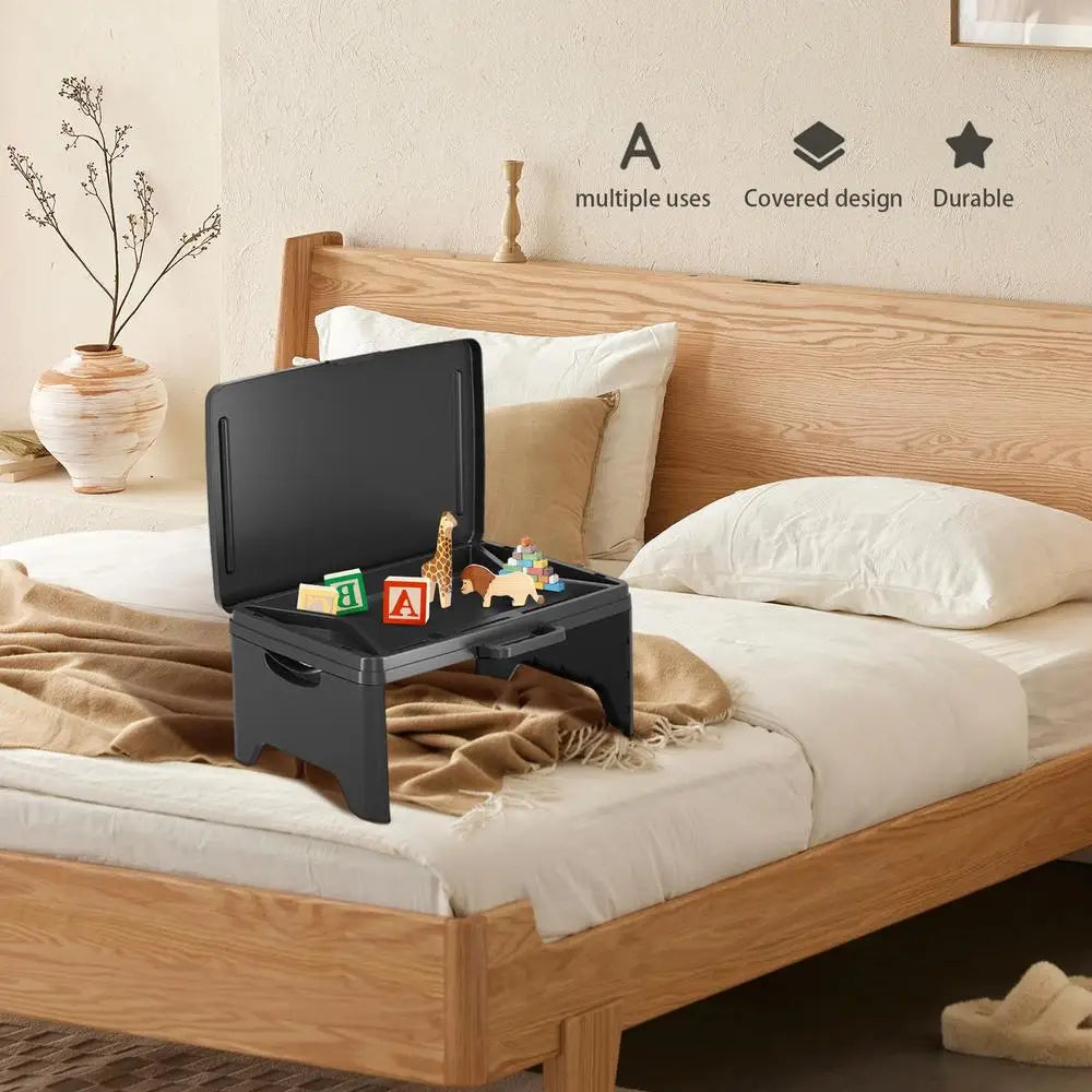 Bureau Pliable Voiture Multifonction – Plateau Laptop, Rangement Snack & Boisson, Table Lecture Enfant | Accessoire Voiture