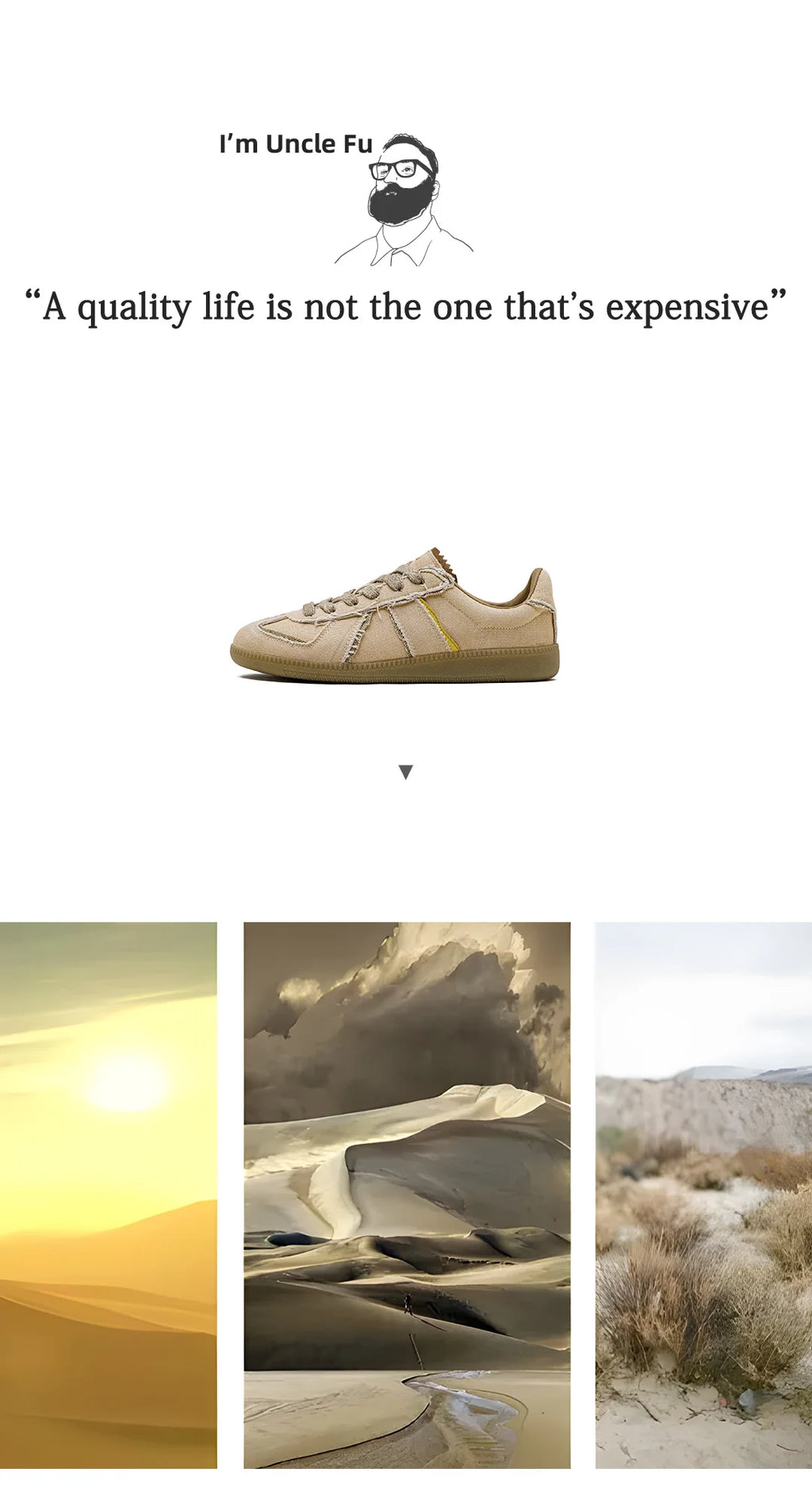 Maden Desert Dune Canvas Rétro Homme – Chaussures Sport Légères Semelle Douce Printemps Été