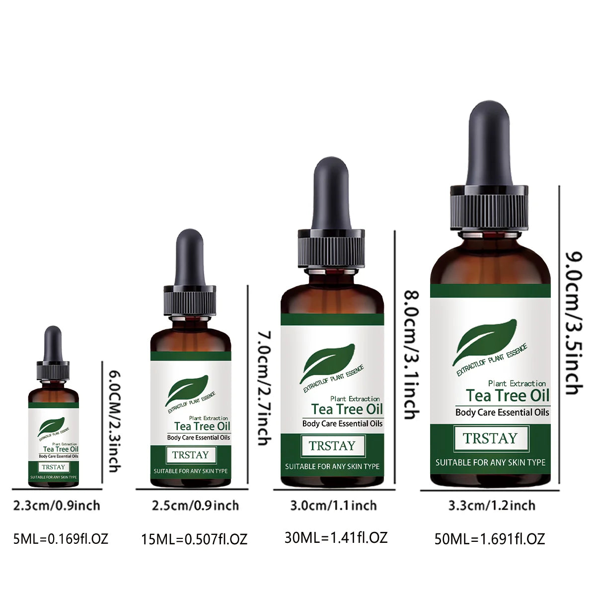 Huile Essentielle Tea Tree Naturelle – Hydratante Visage Corps Soin Féminin Aromatherapie Massage
