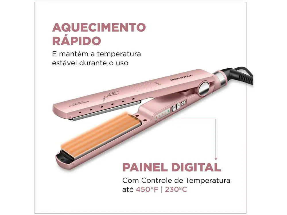 Mondial P-JU-01 Lisseur Cheveux Double Tension – Voyage & Maison | Lissage Professionnel