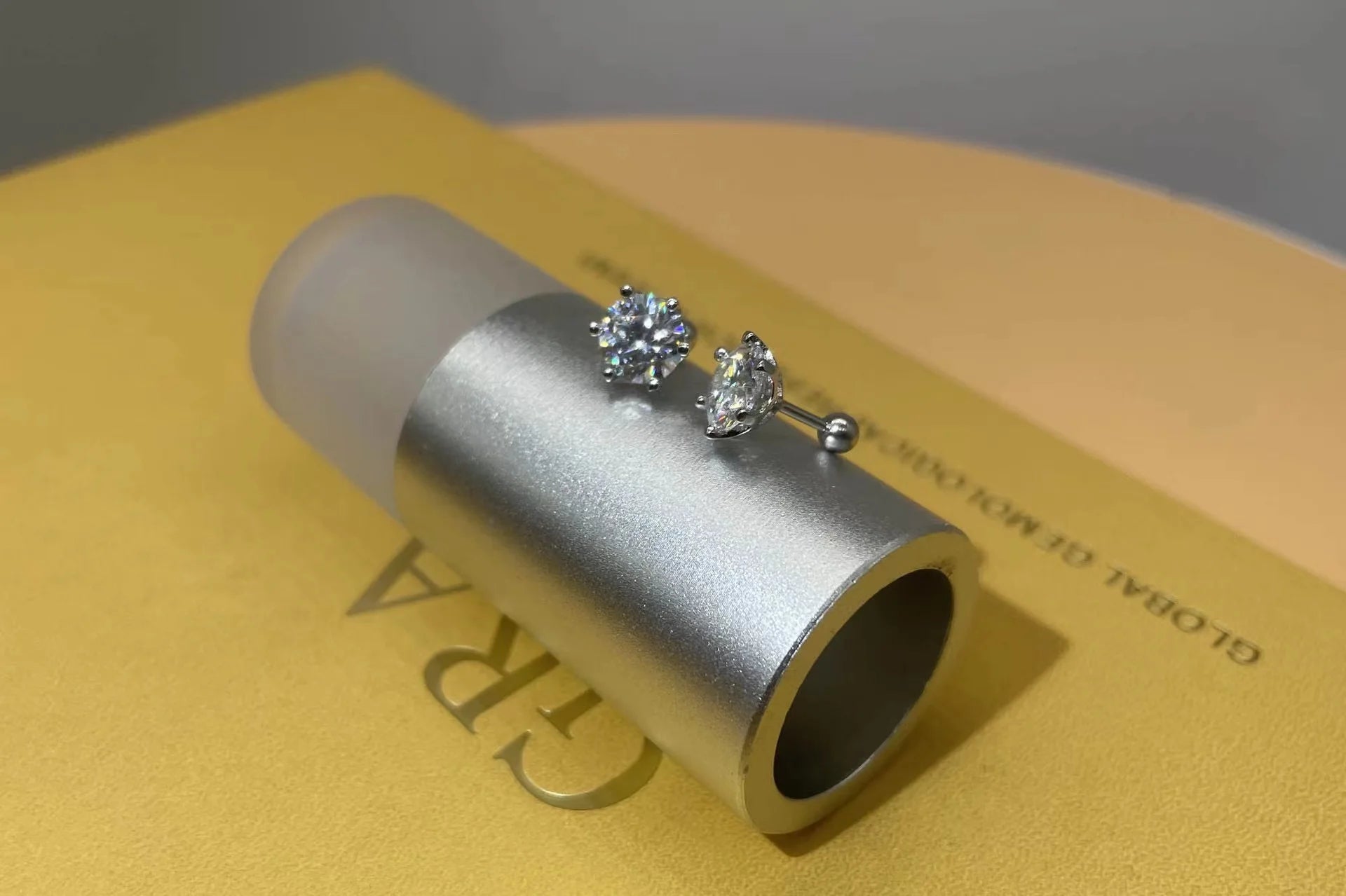 Puces Moissanite Vis Argent 925 Couleur D 6 Griffes – Éclat Diamant Éblouissant | Bijou Mariage & Fine Jewelry Femme | Cadeau Luxe