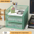 Rack Courrier 4 Niveaux Trieur Papier – Organisateur Bureau Dossiers Lettres Empilable