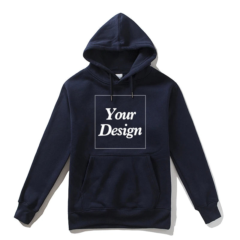 Sweat à Capuche Unisexe Coton Premium 350gsm Personnalisable Photo Texte Logo Polaire Épaisse Chaud Automne Hiver – Hoodie Qualité Supérieure | Mode Tendance