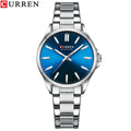 Montre Femme CURREN Fashion Casual Quartz – Acier Inoxydable Cadran Rond Simple Élégante