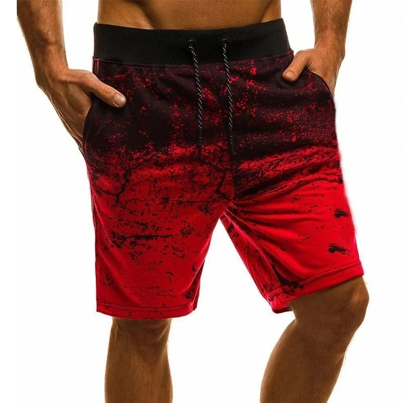 Short Homme Imprimé Jogger Hip Hop Slim Drawstring Casual Été Streetwear Sport Workout Outdoor Fashion Tendance Confortable – Short Jogger Premium Imprimé Hip Hop Slim | Mode Homme Streetwear Premium Été