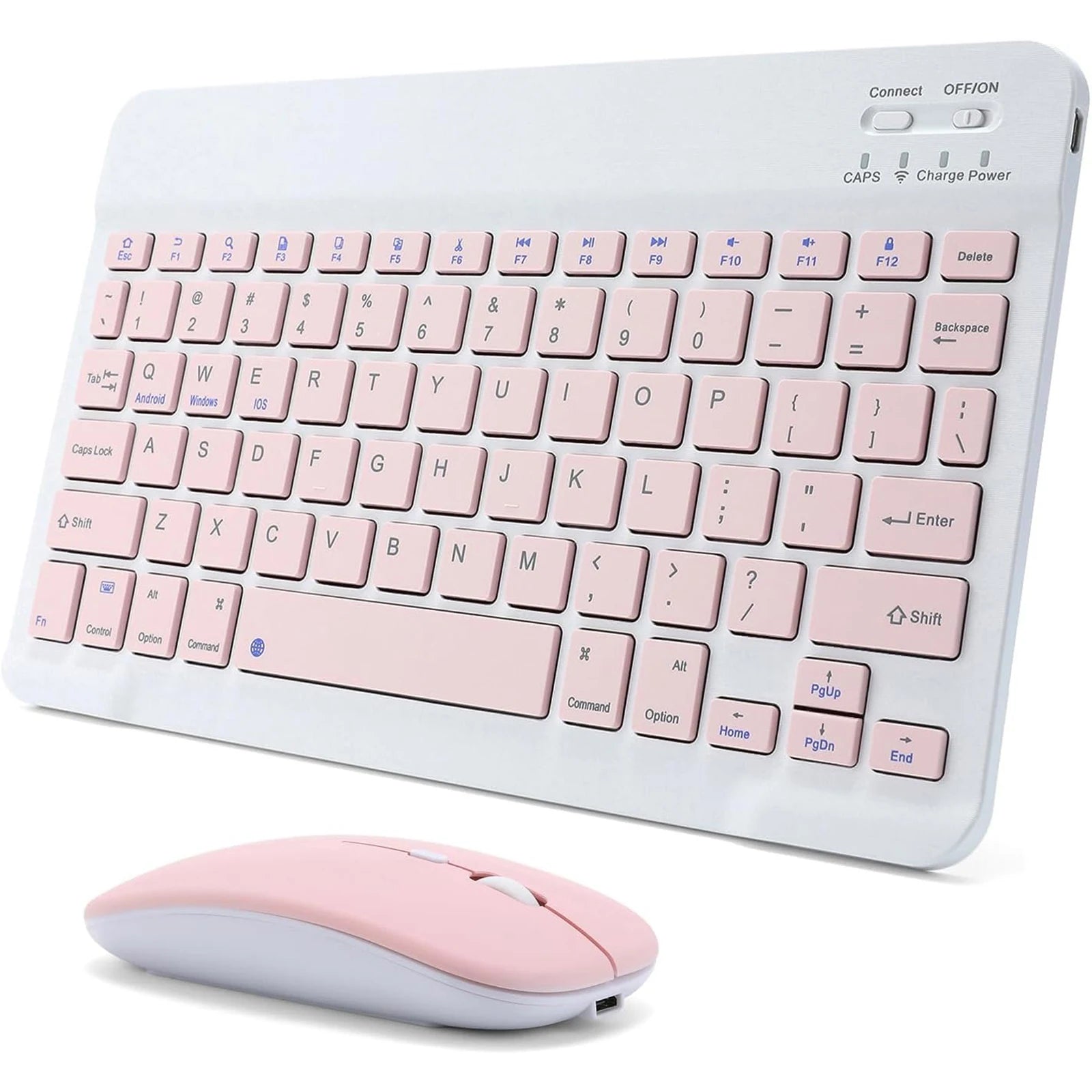 Kit Clavier & Souris Bluetooth Sans Fil Ergonomique – Compatible PC, Tablette & Home Office