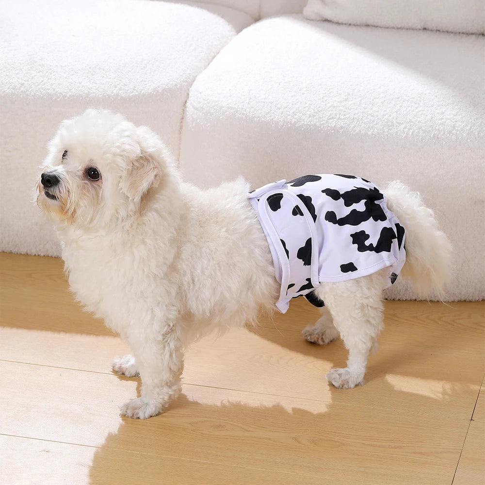 Couche Chienne Lavable BIAI – Culotte Physiologique Étanche Soie Glacée Douce Réutilisable