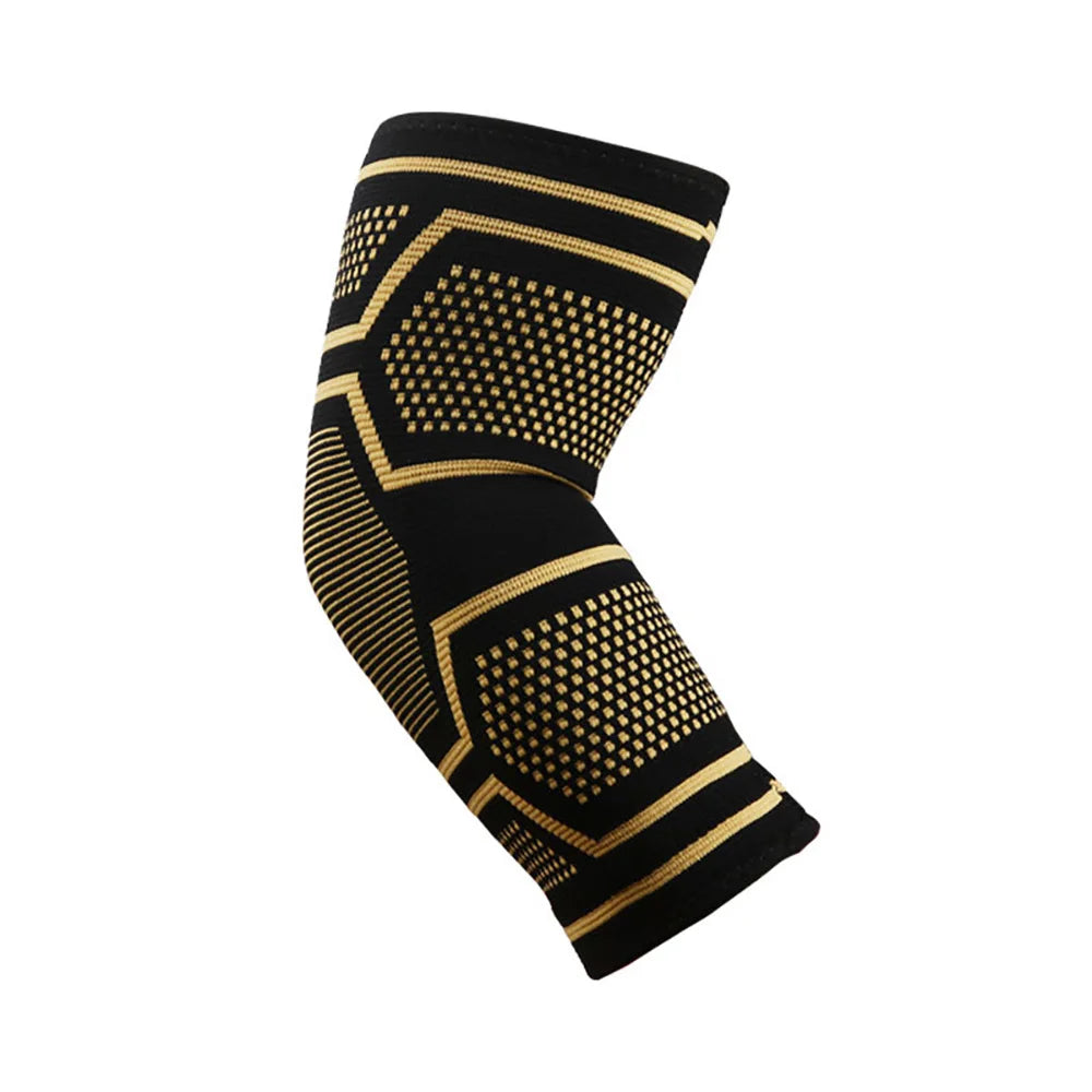 1pcs Fitness Copper Elbow Brace Compression Support Sleeve for Tendonitis Tennis Elbow Relief Reduce Joint Pain For Women Men