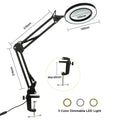 Lampe Loupe LED Professionnelle 72 LEDs – 3 Couleurs, Grossissement 8X/10X, USB | Réparation & Soins Beauté Précision