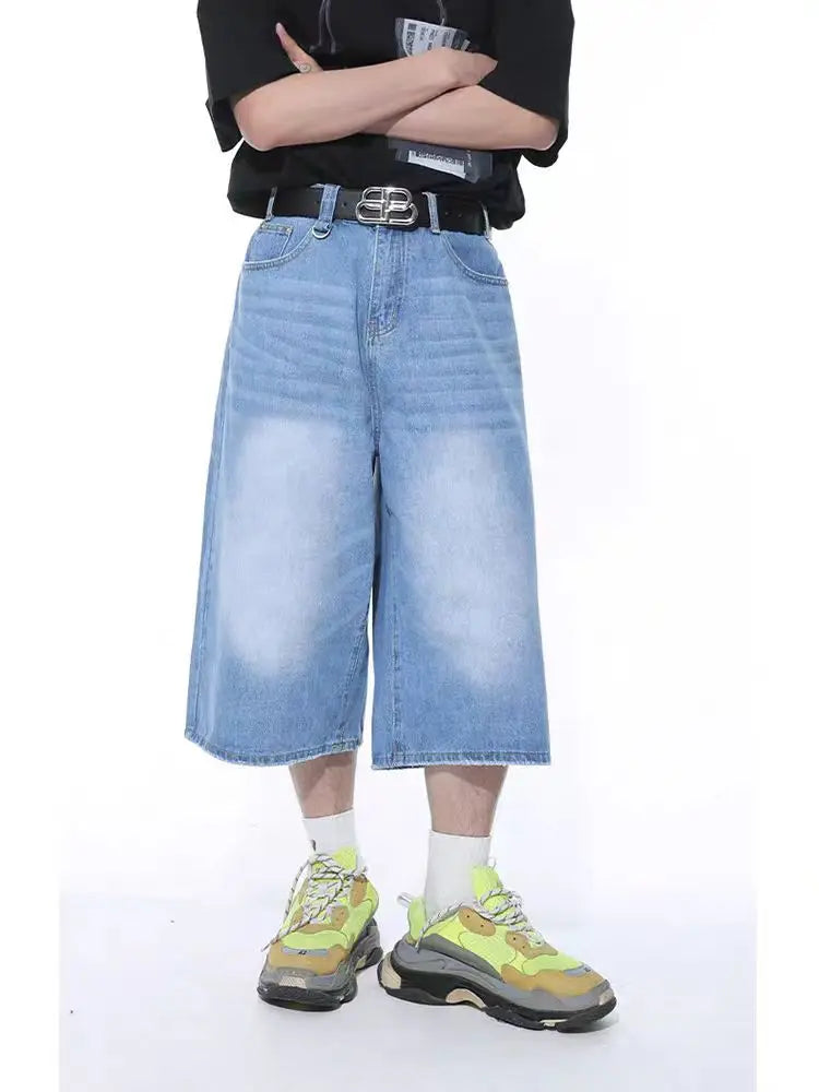 Short Jean Femme Taille Haute Noir Vintage Harajuku Y2K Streetwear – Denim Lavé Loose Casual Mi-Long | Mode