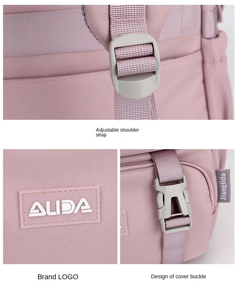 Sac À Dos Scolaire Kawaii Fille Ado – Grand Cartable Collège Lycée Laptop Voyage