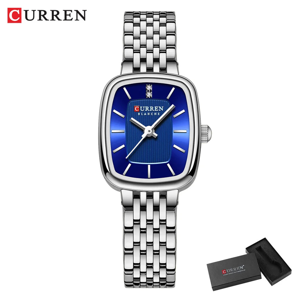 Montre Femme CURREN Dress Fashion Quartz – Bracelet Acier Simple Élégante Intemporelle