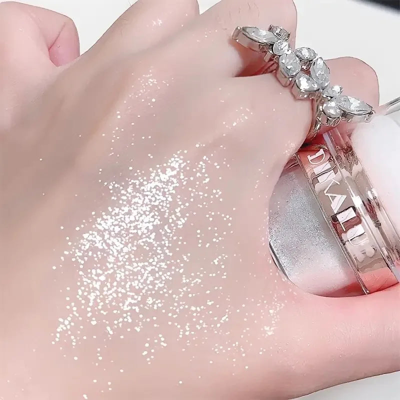 Poudre Highlighter Glitter Fée – Corps & Visage Étincelant | Cadeau Mariage & Fête
