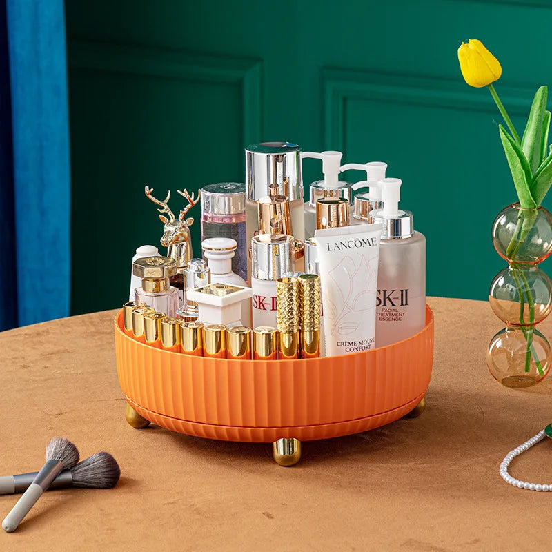 Organisateur 360° Rotatif Maquillage – Parfum Rouge à Lèvres Skincare Cosmétiques Cuisine