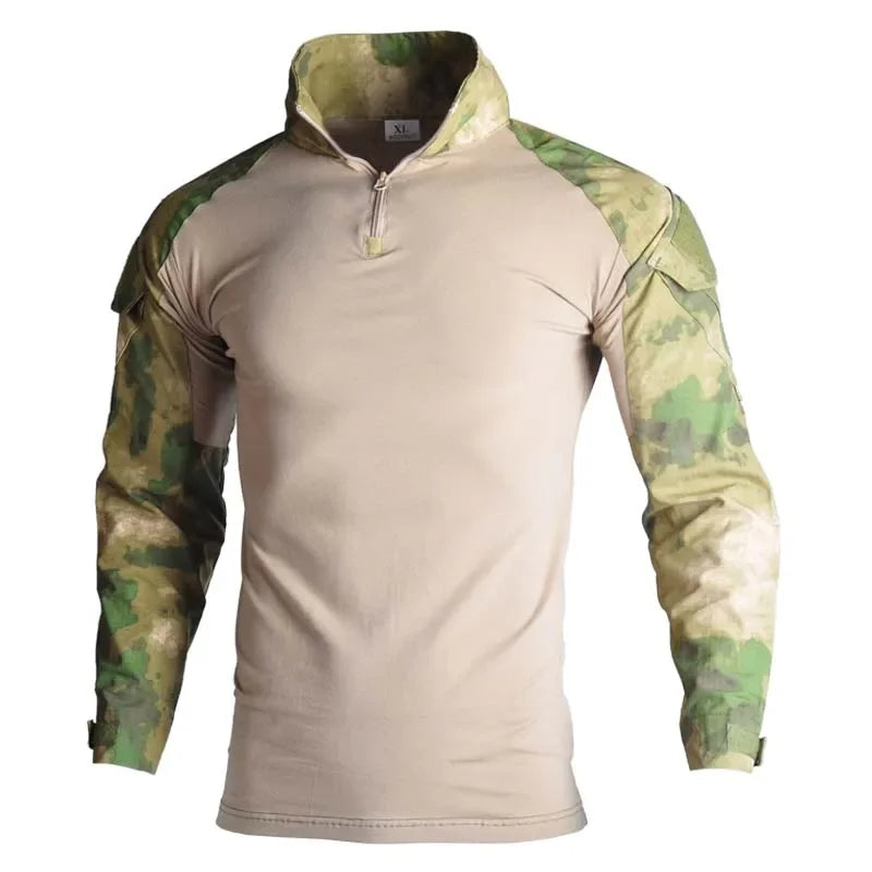 T-Shirt Tactique Homme Airsoft Combat Armée Paintball Chasse Respirant Outdoor Militaire | T-Shirt Tactique Outdoor Premium