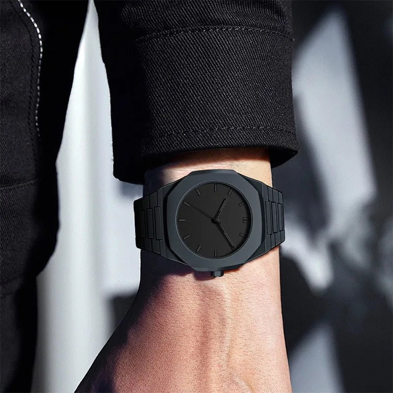 Montre Homme Sport Quartz Bracelet Plastique – Légère Casual Fashion Tendance