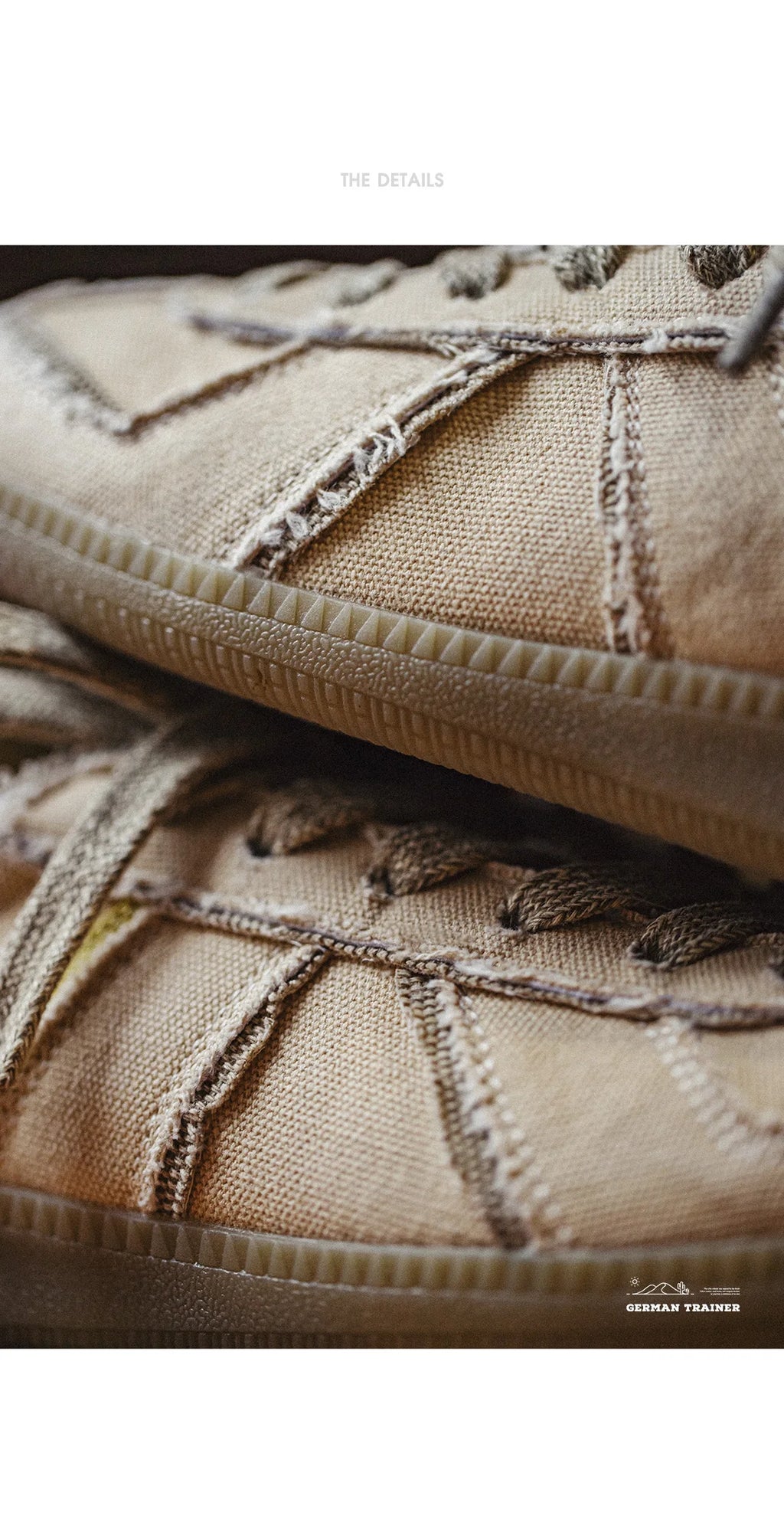 Maden Desert Dune Canvas Rétro Homme – Chaussures Sport Légères Semelle Douce Printemps Été