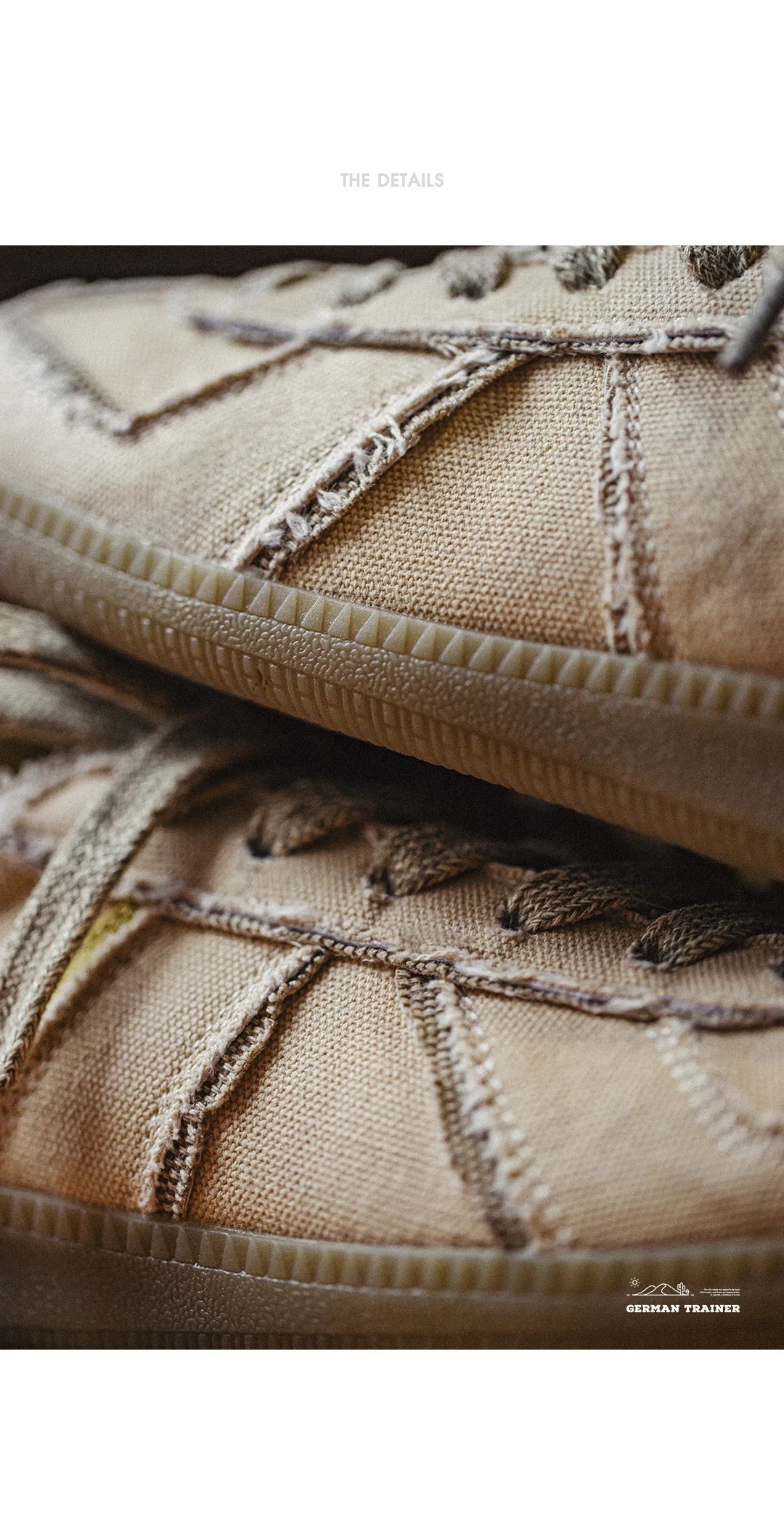 Maden Desert Dune Canvas Rétro Homme – Chaussures Sport Légères Semelle Douce Printemps Été