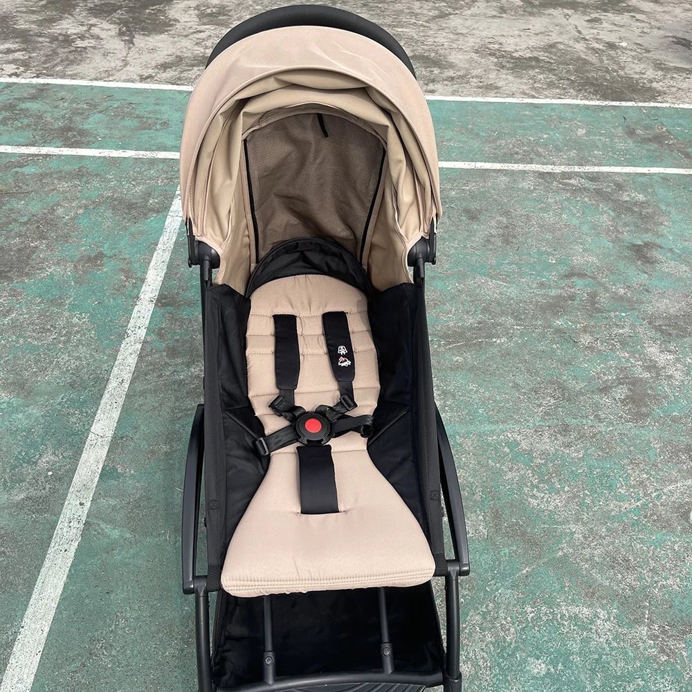 3-teiliges Zubehör-Set für Kinderwagen YOYO/Yoya – 175° Verdeck + Sitzbezug + Verstellbare Anti-UV-Matratze