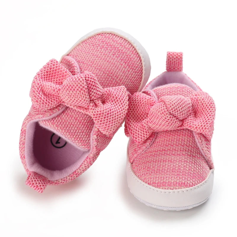Chaussures Bébé Fille Rose Semelle Souple – Ballerines Légères Confortables Premiers Pas Casual