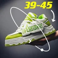 Sneakers Plateforme Vulcanisées Homme – Semelle Épaisse Respirantes Résistantes Sport Casual