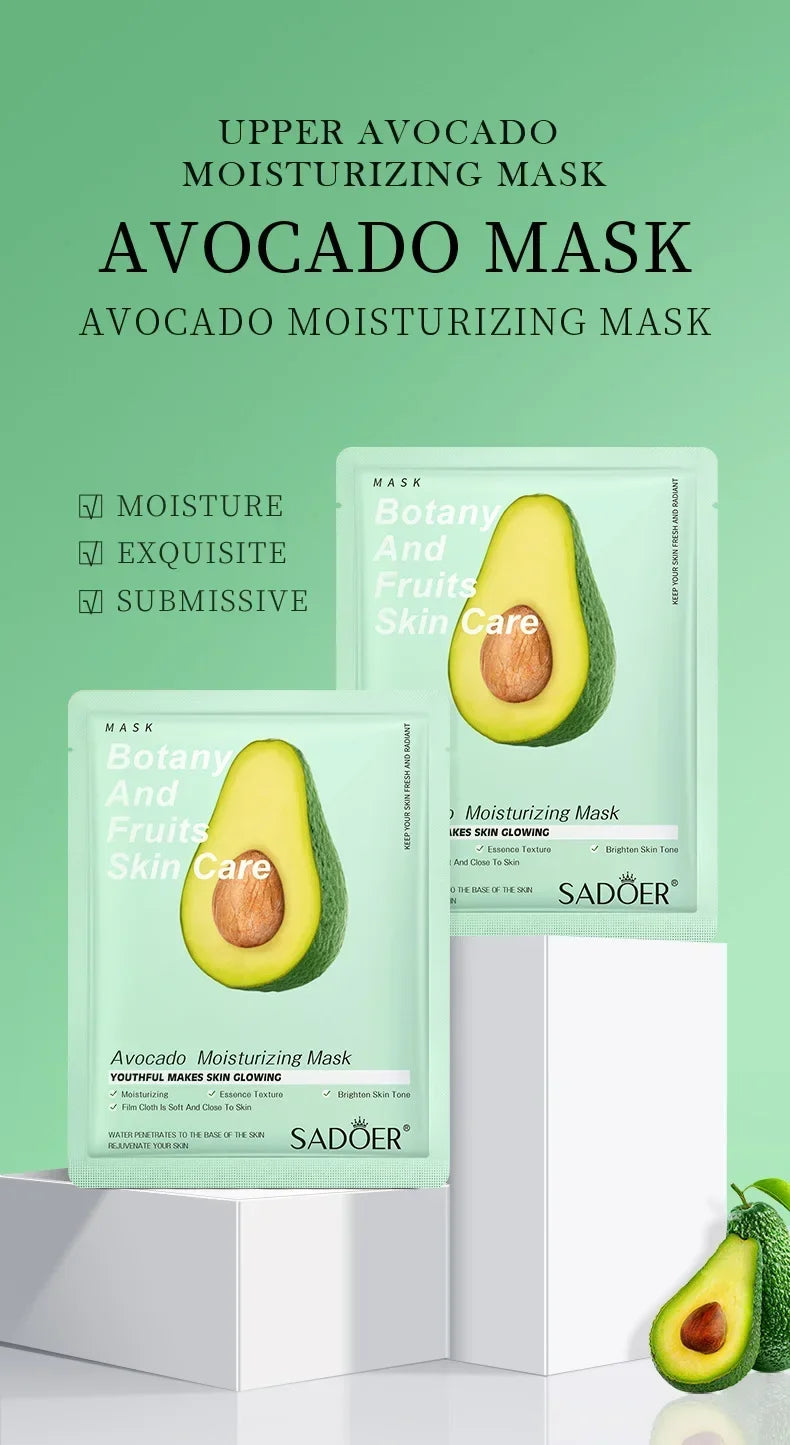 Set 8 Masques Visage Naturels - Hydratation & Fermeté K-Beauty