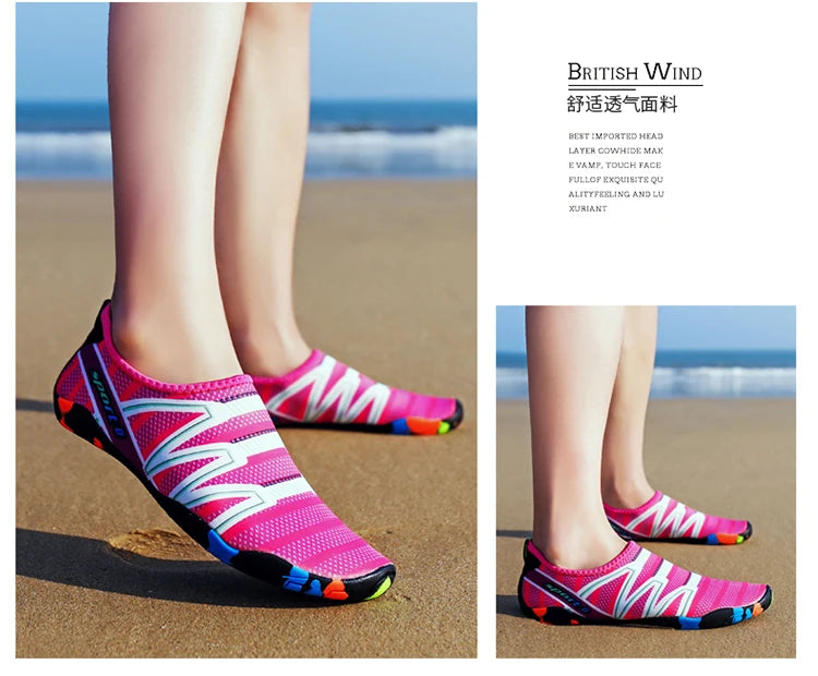 Chaussures Aquatiques Unisexe Grande Taille – Pieds Nus, Plage & Piscine | Yoga, Fitness & Natation | Tailles 35-46