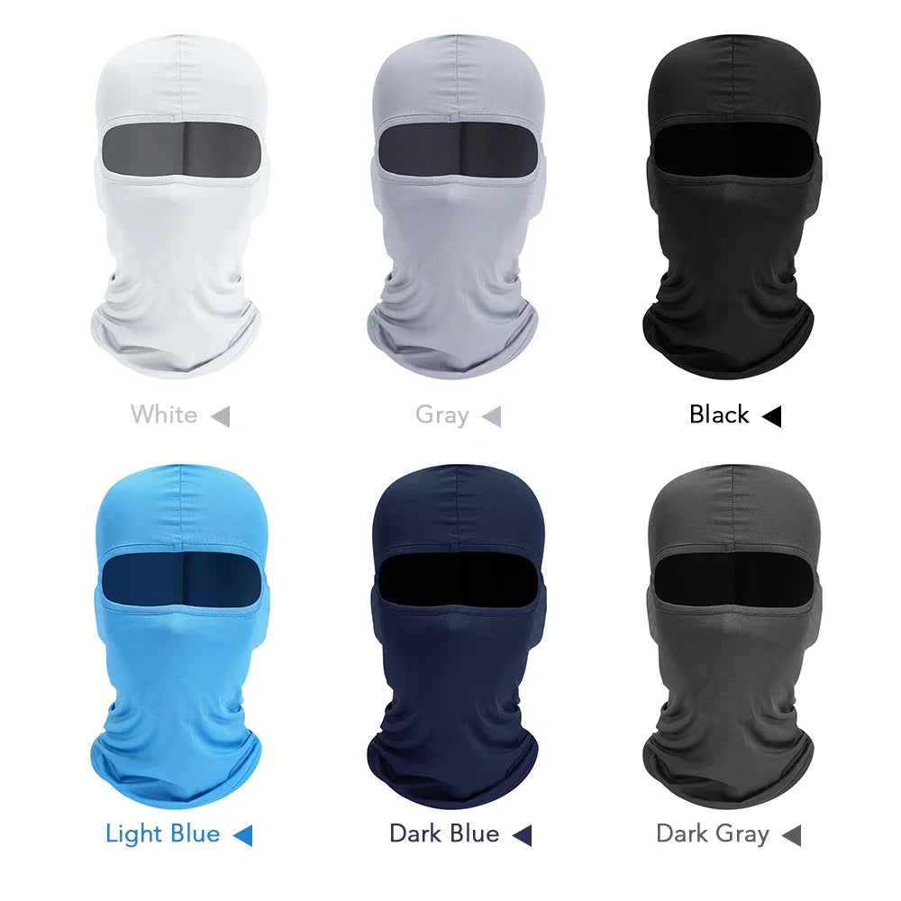Cagoule Anti-UV Visage Complet - Moto, Vélo, Randonnée & Ski