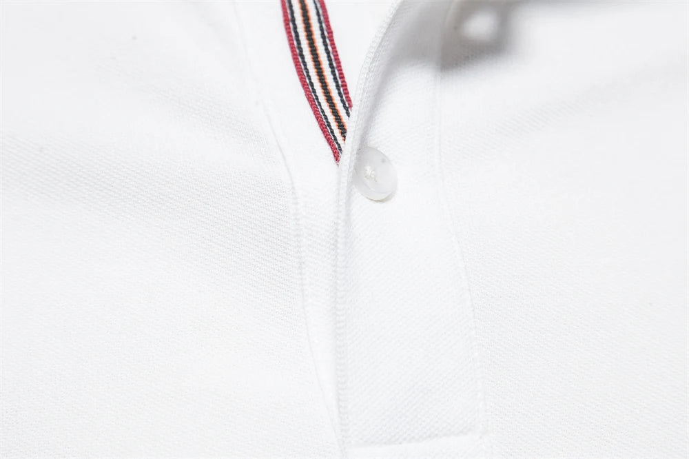 Polo Homme Coton Manches Courtes Couleur Unie Haute Qualité – Casual Élégant Été | Mode Homme Premium