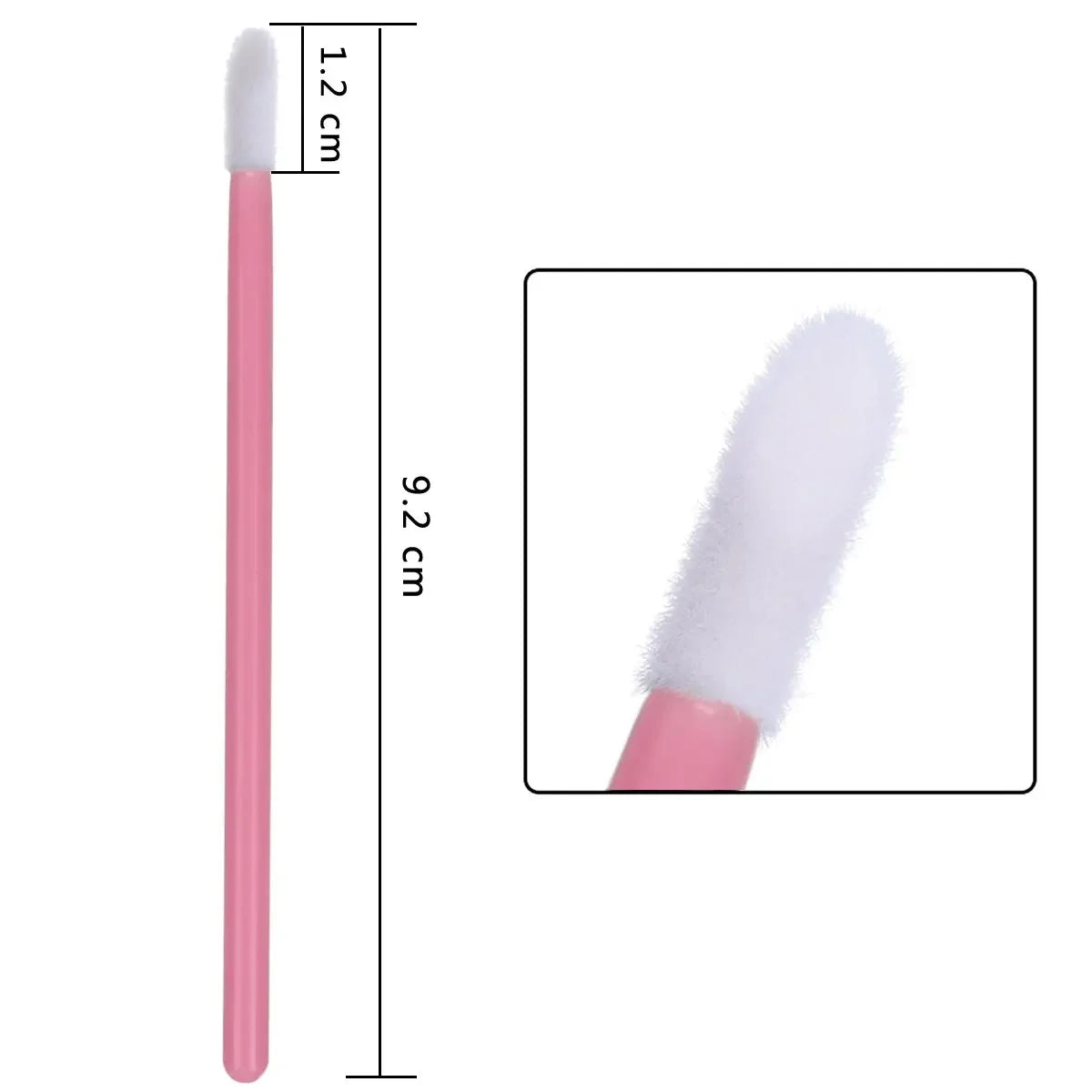 Lot 200 Brosses Jetables Maquillage – Mascara Wands, Lèvres & Microbrush | Applicateur Extension Cils & Sourcils