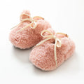 Chaussons Bébé Hiver Unisexe – Bottines Douces Cachemire Agneau Antidérapantes Chauds Nouveau-Né Toddler