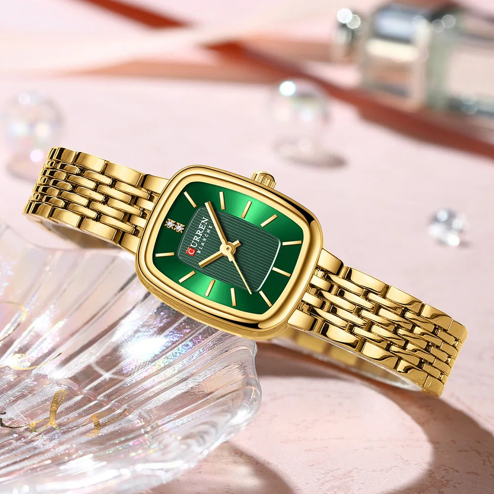 Montre Femme CURREN Dress Fashion Quartz – Bracelet Acier Simple Élégante Intemporelle