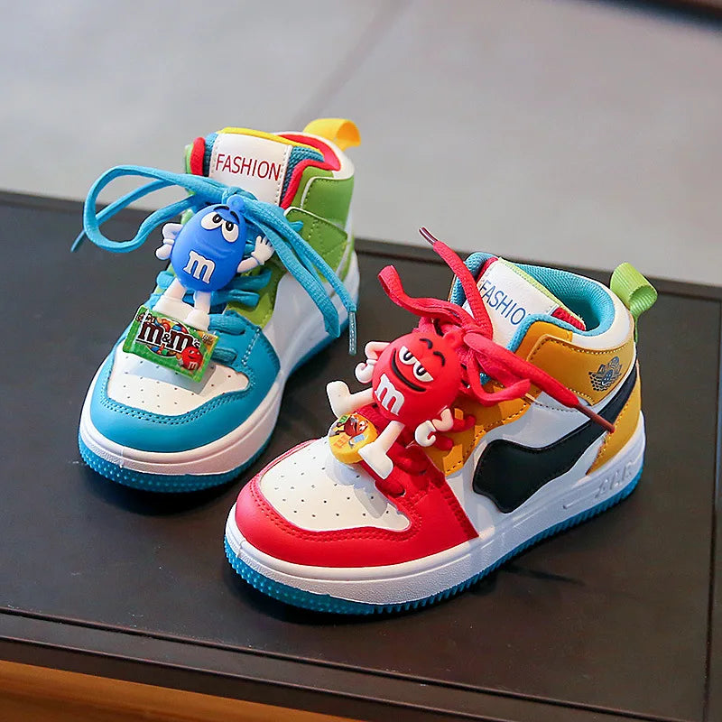 Baskets Enfant 4 Saisons – Chaussures Sport Basketball Garçon Fille Toutes Saisons