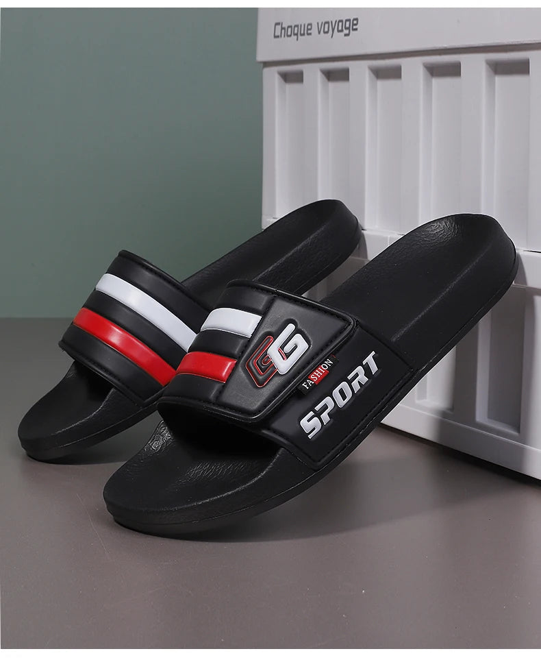 Mules Velcro Homme Légères Plage Grande Taille – Slides Soft Casual Clog Été