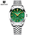 Montre Homme Luxe BENYAR Mécanique Automatique Acier – Étanche Sport Top Brand