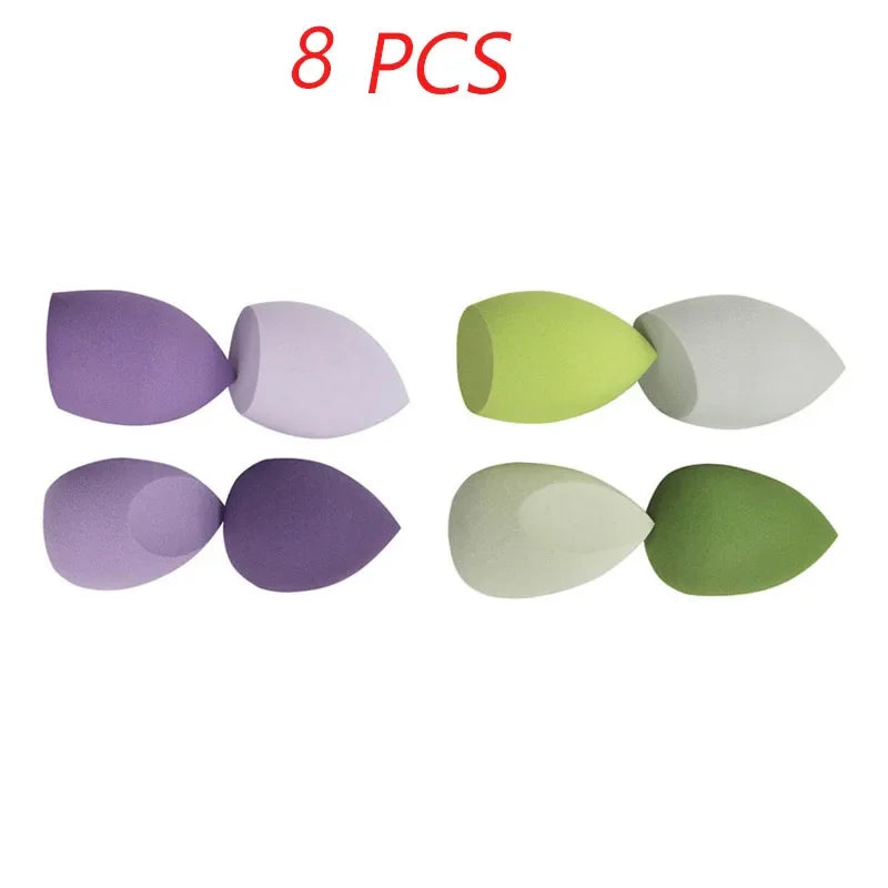 Lot 4 Éponges Maquillage Blender Puff – Fond de Teint, Poudre & Correcteur | Application Douce & Uniforme | Accessoire Beauté