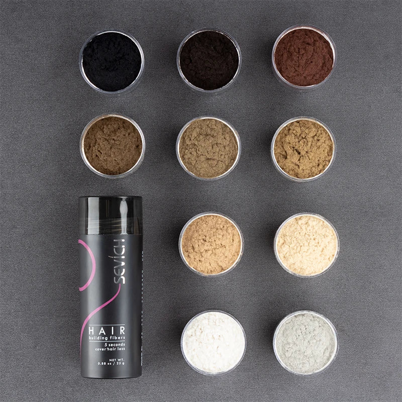 Sevich Fibres Capillaires Kératine 25g – Anti-Chute, Densifiant, Camouflage Calvitie & Zones Clairsemées | Poudre Cheveux