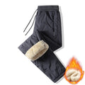 Pantalon Homme Polaire Épais Laine d'Agneau Thermique Chaud Imperméable Coupe-Vent Automne Hiver Streetwear Casual | Pantalon Polaire Imperméable Premium