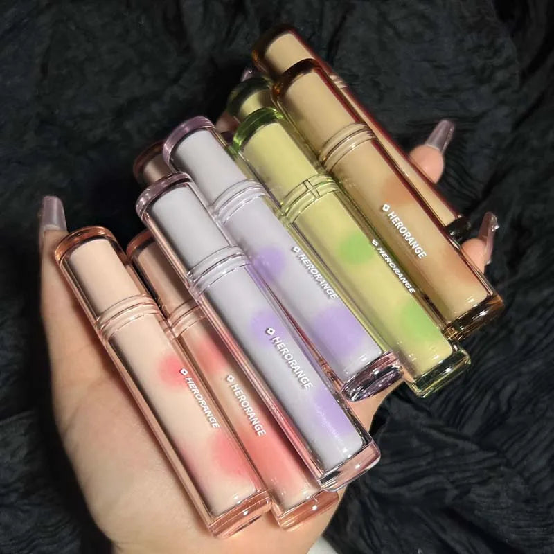 Gloss Miroir Iced Tea – Lip Glaze Jelly Transparent Waterproof | Rouge à Lèvres Liquide Effet Glacé